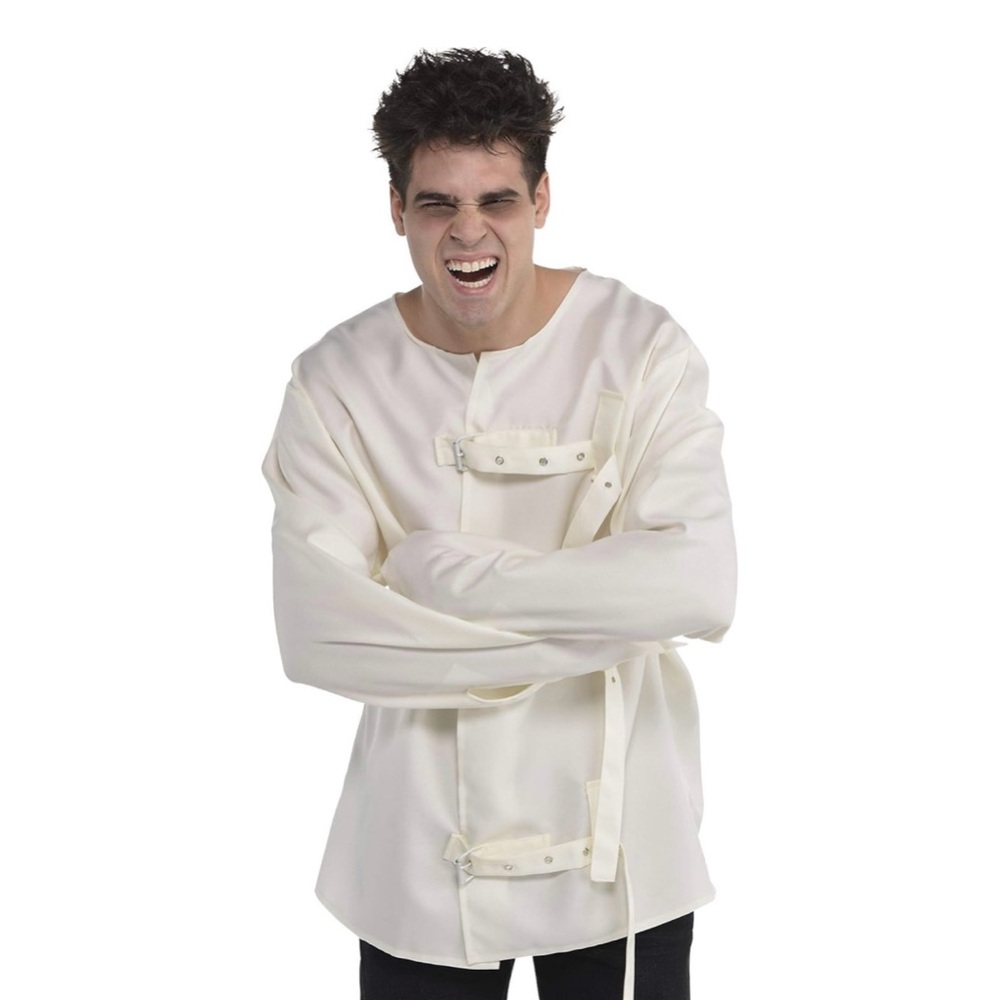 🎃 Strait Jacket County Asylum Halloween Costume S/M New Suit Yourself